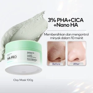 HA PRO Cica & Lactic Acid Clay Mask 100g | Acne Clay Mask - Picture 1 of 7
