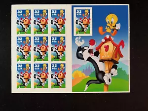 United States Scott 3204 MNH 1998 32¢ Tweety & Sylvester Pane of 10 - Picture 1 of 1