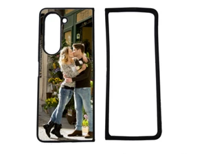 Custodia telefono personalizzata Samsung Z fold 5 nera TPU gomma silicone cover Z5 - Foto 1 di 3