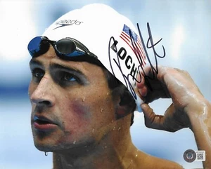 Ryan Lochte Signed 8x10 Photo BAS Autographed Olympic Medals Swimming 20 - Picture 1 of 2