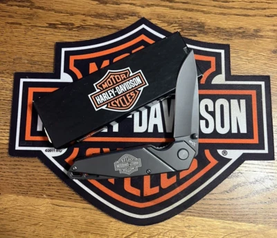 Distributed by Case Harley Davidson TecX Inceptra-T Titanium Pocket Knife #52082 - Image 1 of 4
