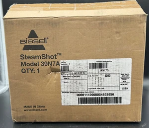 BISSELL Steam Shot Deluxe 39N7A Handheld Surface Steam Sanitizer & Cleaner NEW - Picture 1 of 3