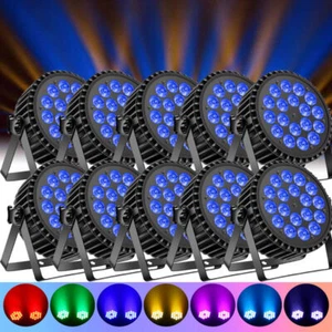 270W 18 LED RGBWA UV Stage Light Par Light DMX512 DJ Disco Party Show Wash Light - Picture 1 of 23
