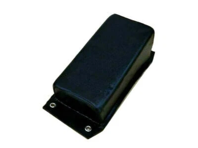 PILLION BUM PAD 黑色皮革 适用于 Harley TRIUMPH BSA XS650 摇篮安全赛车 — 第 1/4 张图片