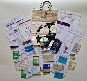 Collection Various Football Clubs Ticket Stubs - Stadium Passes & Media Sheets - Picture 1 of 5