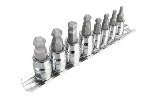Power Torque 9 Piece Ball End Hex Bit Set (mm) - PTT0056 - Foto 1 di 2