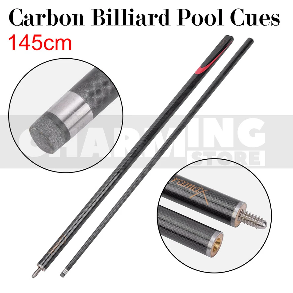 Professional Carbon Billiard Pool Cues Stick For Superior Control AU - image 1 of 4