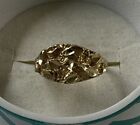 10K Yellow Gold Nugget Ring  Size 4 1/4. Weighs 2.0 Grams