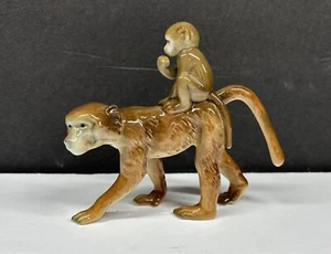 Vintage GOEBEL "Monkeys" SERENGETI SERIES Baboons Mother & Baby Figurine - Bild 1 von 11