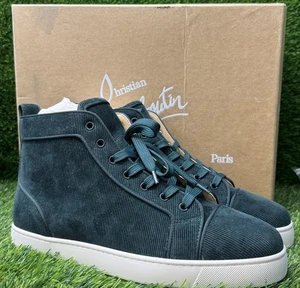 Sneakers CHRISTIAN LOUBOUTIN Louis Orlato Vosges in velluto a coste taglia 44 - leggi descrizione - Foto 1 di 15