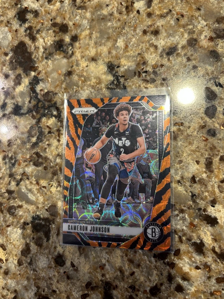 2024/25 Panini Prizm Choice Tiger Cameron Johnson Nets Unc SSP - Imagem 1 de 1