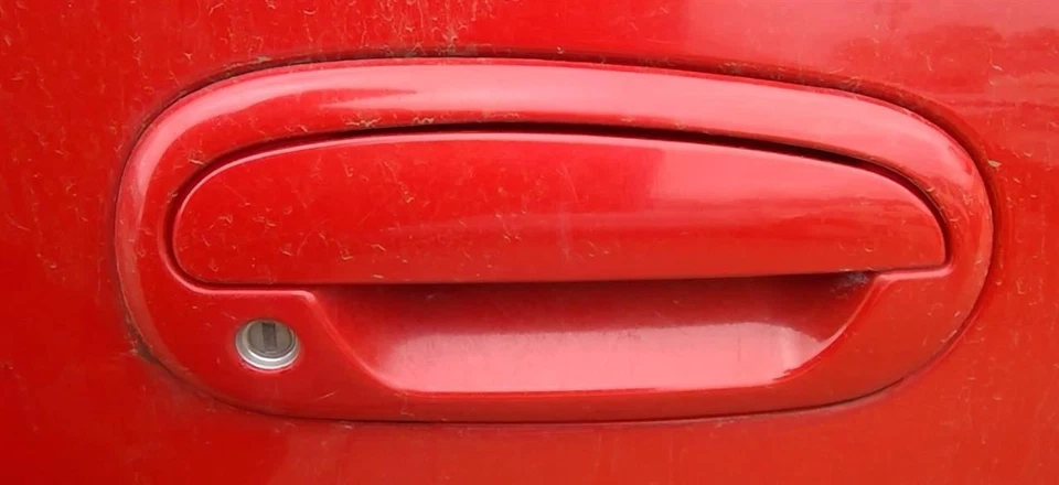 97 98 99 00 01 2002 03 04 Ford F150 Front Passenger RH Door Handle in E4 Red Foto 1 de 4