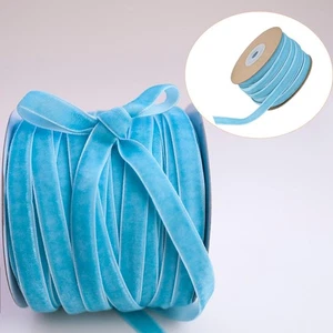 Velvet Ribbon Flocked Ribbon Multipurpose Fashionable Decorative for Bridal - Picture 1 of 7