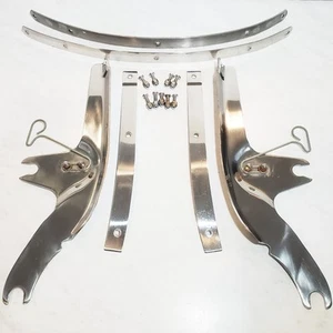 2012-2016 OEM Harley Dyna Switchback FLD Windshield Quick Relea Hardware ONLY - Foto 1 di 20