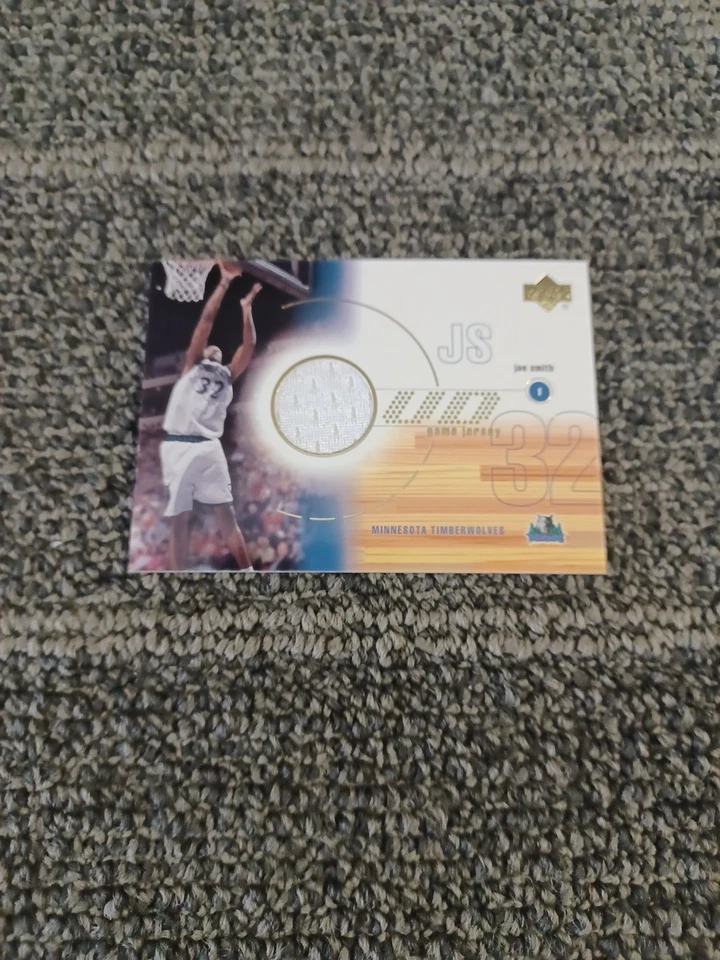 Tarjeta de camiseta 2001 Upper Deck Joe Smith #JS Foto 1 de 1
