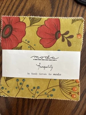 Moda 48 piece charm pack TRANQUILITY by Sandy Gervais - Image 1 of 2