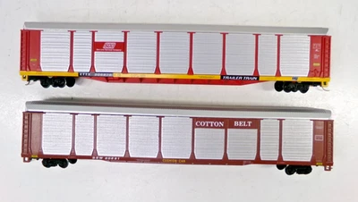 (2) N scale auto carriers (lot 8963) - Image 1 of 4