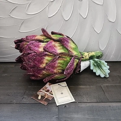 Almohada de alcachofa de felpa John Derian X Target 2025 16"X8" nueva con etiquetas Foto 1 de 2