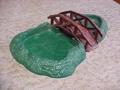 Vintage Plasticville BL-2 Bridge and Pond O Scale Bachmann - Image 1 of 3