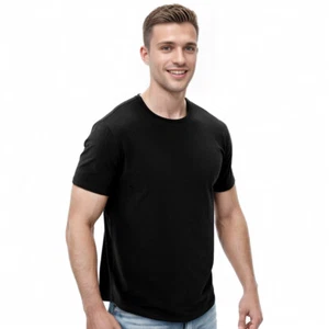Hochwertiges Herren Shirt Kurzarm Ultra Soft Bambus Viskose Tee S-3XL - Bild 1 von 8