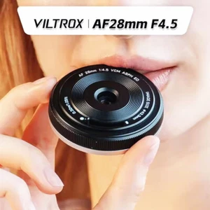VILTROX 28mm F4.5 Auto Focus Full Frame Pancake Lens for Fujifilm Fuji X-Mount - Picture 1 of 10