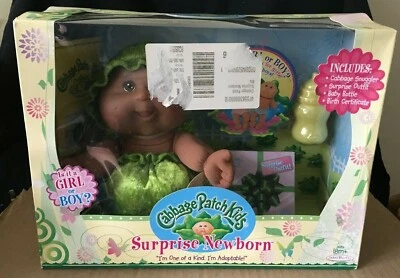 Jakks Pacific Cabbage Patch Kids Surprise Newborn Is It a Girl or Boy 2009 NUEVO Foto 1 de 4