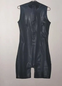 Latex Rubber Catsuit Cosplay Sleeveless Bodysuit Zentai Unique Men XXL - Bild 1 von 2
