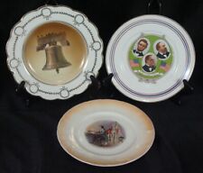 Vintage Collection of Americana Plates Nathan Hale, Bell of Liberty & Martyrs