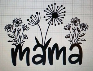 Decalcomania fiori mamma - Foto 1 di 1