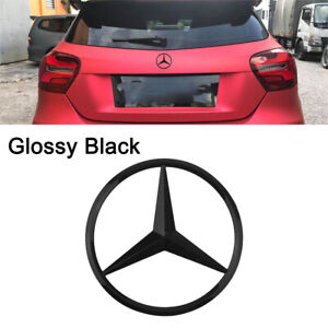 Heckklappe Glänzend Schwarz Emblem für Mercedes Benz A Klasse W176 A1768170016