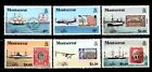 Montserrat Sc #414-419 MNH 1980 LONDON Ships Planes EXPO Stamps.