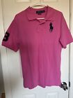 POLO Ralph Lauren Big Pony Polo Shirt Girls XL 18 20 Pink Short Sleeve Cotton