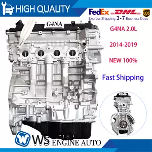 For Hyundai Sonata Elantra Kia Soul G4NA 2.0L 14-19 Long Cylinder Block Assembly - Bild 1 von 5