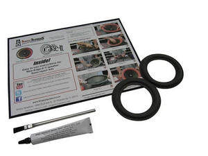 INFINITY SPEAKER REPAIR Parts 4" Woofer Foam Edge Repair Replacement Kit # FSK-4 - Picture 1 of 7