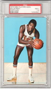 WILLIS REED 1973 NBA Players Association Postcard PSA 7.5 NM+ - KNICKS Pop 1 - Picture 1 of 2