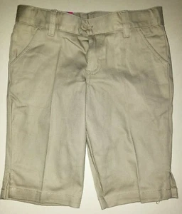 FRENCH TOAST girls NEW NWT SCHOOL UNIFORM SHORTS size 8 MSRP 22.00 ADJ. WAIST - Picture 1 of 2