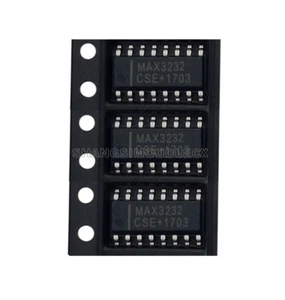 10PCS RS-232 DRIVER/RECEIVER IC MAXIM SOP-16 MAX3232CSE MAX3232CSE+ MAX3232 NEW - Bild 1 von 4