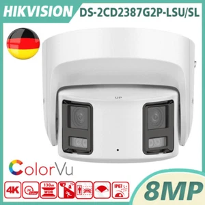 Hikvision DS-2CD2387G2P-LSU/SL 4K 8MP ColorVu PoE Audio Alarm Network IP Camera - Bild 1 von 17