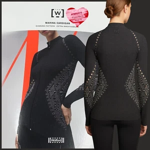 Wolford Marina Cardigan • S • ash / black ... Cardigan mit Reißverschluss - Bild 1 von 10