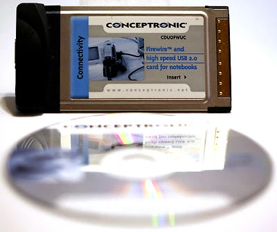 CONCEPTRONIC CDUOFWUC (C05-063) Tarjeta CardBus con puertos FireWire y USB 2.0 - Immagine 1 di 4