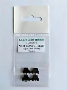 Conversion NEM pockets for Hornby, Dapol and Airfix (2 pairs) - Picture 1 of 2