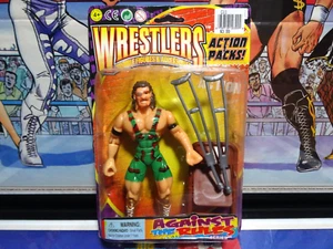 NEW VINTAGE WWF EWC AGAINST THE RULES WRESTLING Figure BOOTLEG WCW WWE NWO LJN 1 - Picture 1 of 6