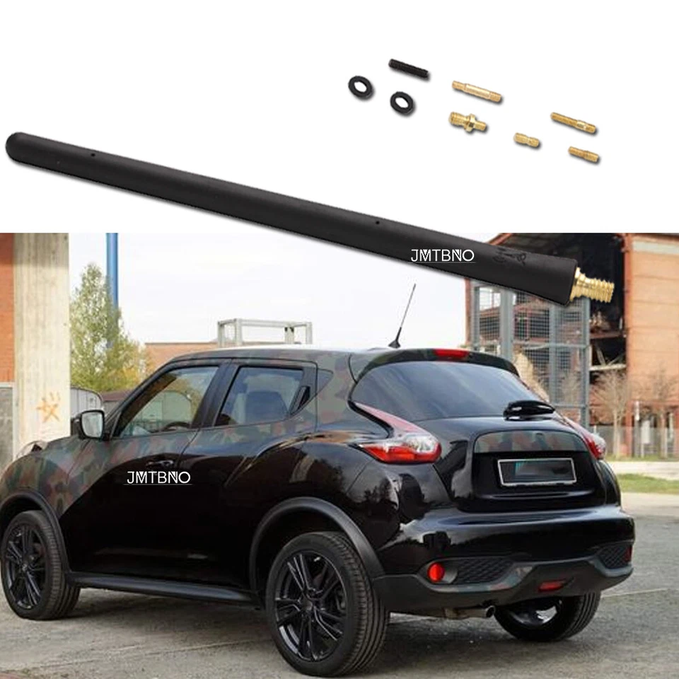 Black For Nissan Juke 2011-2017 7"Exterior Antenna Aerial Replacement Mast Short - image 1 of 4