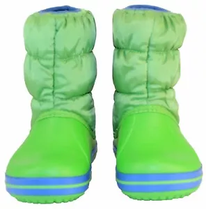 STIVALI BAMBINO CROCS C8 24-25 STIVALETTI INVERNALI NEVE WINTER PUFF BOOT KIDS - Foto 1 di 4
