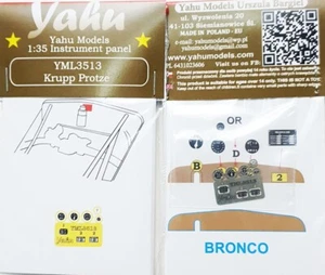 KRUPP PROTZE L2H143 / KFZ 19/69/81 COLOURED INSTRUMENT PANEL #YML3513 1/35 YAHU - Picture 1 of 1