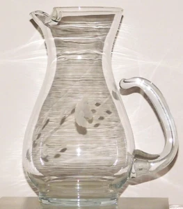 Vidrio soplado a mano Heritage By Princess House 72 oz. Jarra de té labio de hielo - Imagen 1 de 11