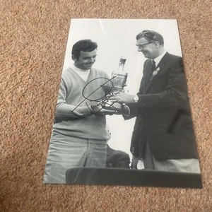 Signiert Tony Jacklin Open Golf 12 x 8 Foto  - Bild 1 von 3
