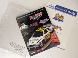 Talladega 500 Davey Allison NASCAR Official Souvenir Program April 20-21, 2002 - Picture 1 of 11