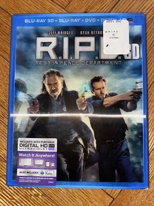 R.I.P.D. (3D Blu-ray, 2D Blu-ray, DVD, 2013) Lenticular Slip NO Digital Code - Imagen 1 de 1
