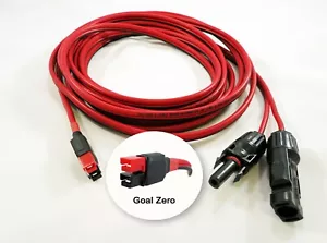 25' Fuß Solar Ladekabel passt GOAL ZERO® Yeti Eingang Stecker 500 Watt - Bild 1 von 5